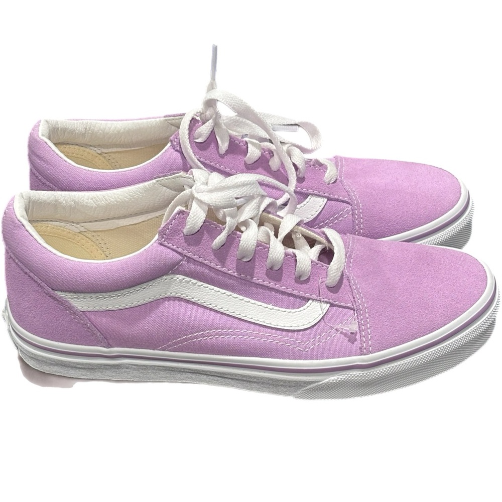 Vans Kids Shoes in Lavender and White - Picture 3 of 6